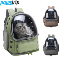 Sac à dos transparent pour chat hublot panoramique – tissu Oxford imperméable