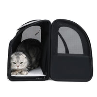 Transport chat extensible – volume ajustable selon gabarit du chat